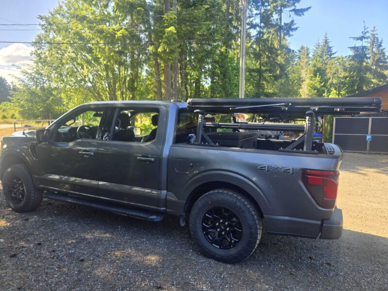 Hauler Bed Rack installed on the pickup bed