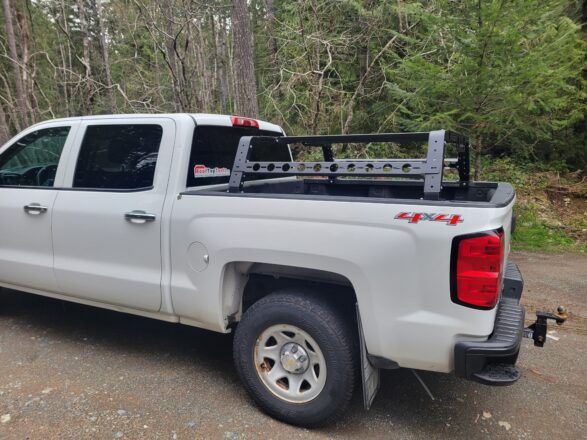 Truck bed rack vs canopy overland setup Canada comparison