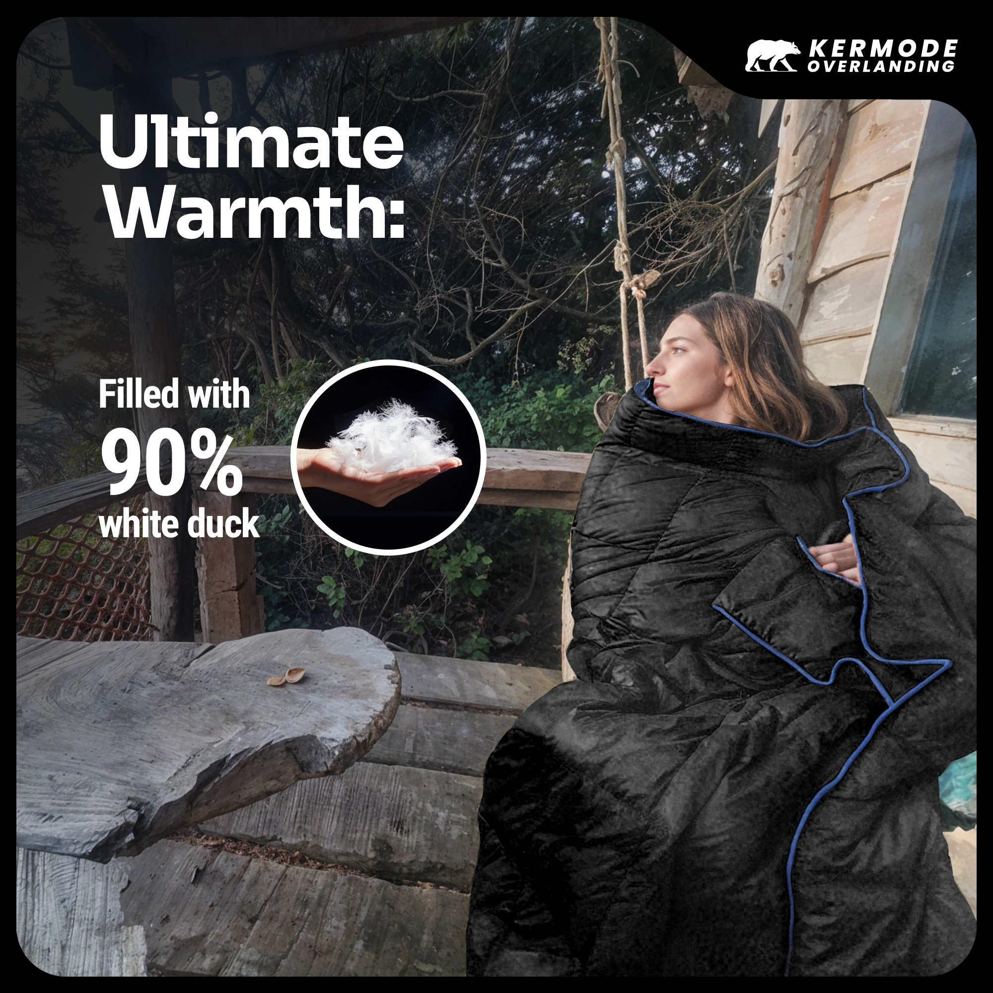 Cozy Nest Down Filled Blanket Kermode Overlanding