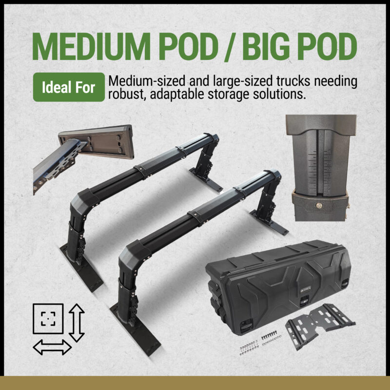 Overland Pod Truck Bed Rack System