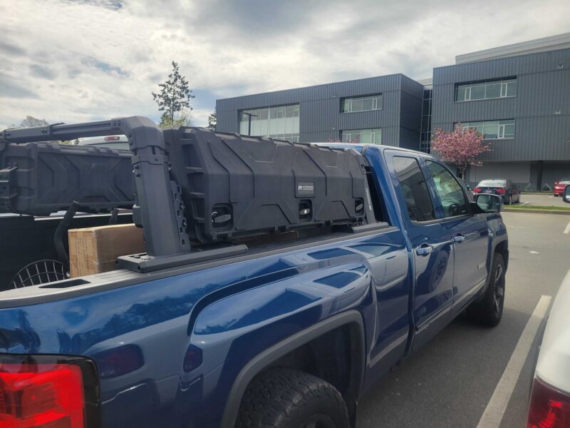 Overland Pod Truck Bed Rack System w/larger pod boxes