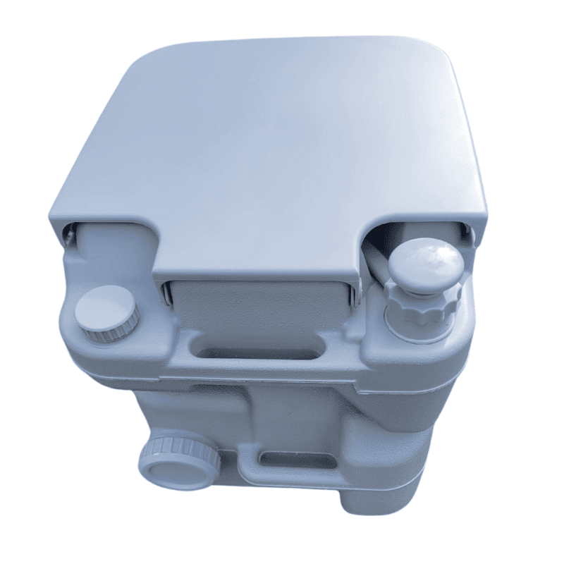 Portable 20L Porta Potty with Handle, Camping & Travel Toilet for Vans, RVs & Overland Adventures