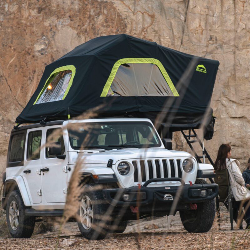 4-Person Roof Top Tent, Sky Nomad Hard Shell Family Tent for Trucks & SUVs - Image 6