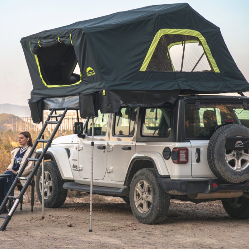 4-Person Roof Top Tent, Sky Nomad Hard Shell Family Tent for Trucks & SUVs - Image 3