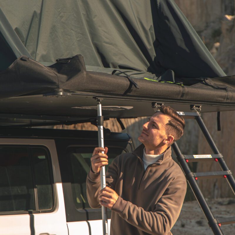 4-Person Roof Top Tent, Sky Nomad Hard Shell Family Tent for Trucks & SUVs - Image 7