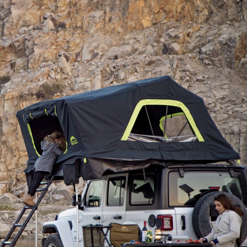 4-Person Roof Top Tent, Sky Nomad Hard Shell Family Tent for Trucks & SUVs