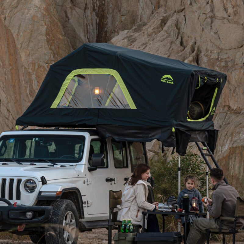 4-Person Roof Top Tent, Sky Nomad Hard Shell Family Tent for Trucks & SUVs - Image 13