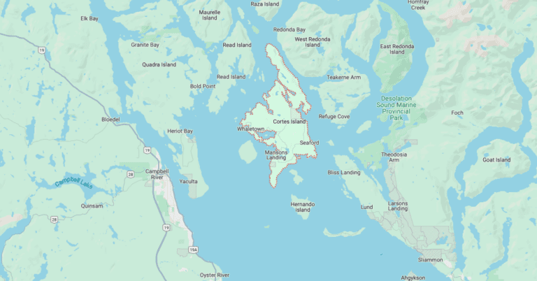 cortes-island-bc-maps