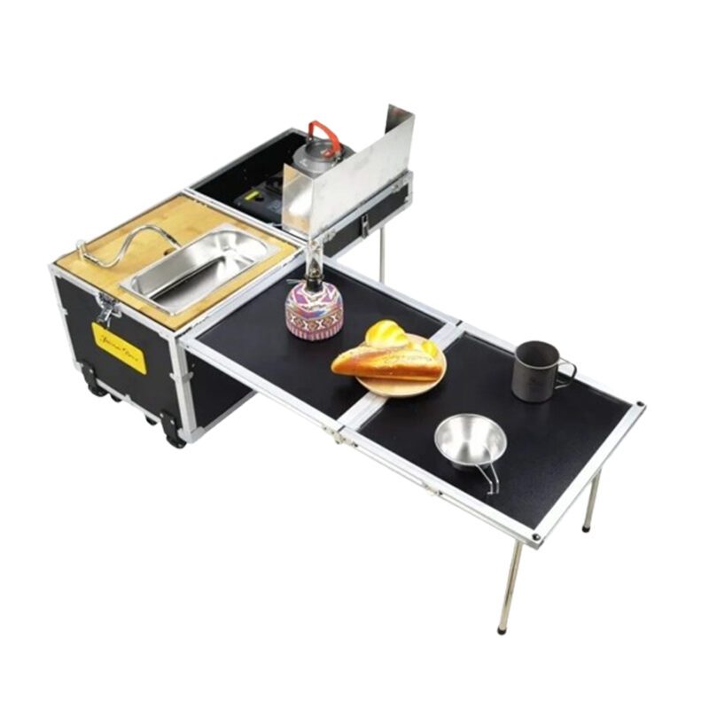 Mobile Kitchen + Camping Grill Bundle - Image 2