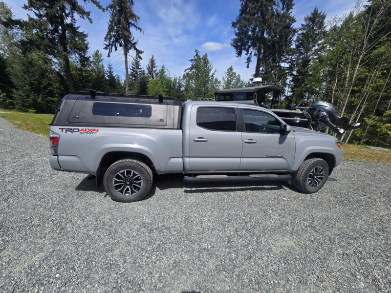 Tacoma overland canopy built for camping, road trips, and outdoor living in Canada