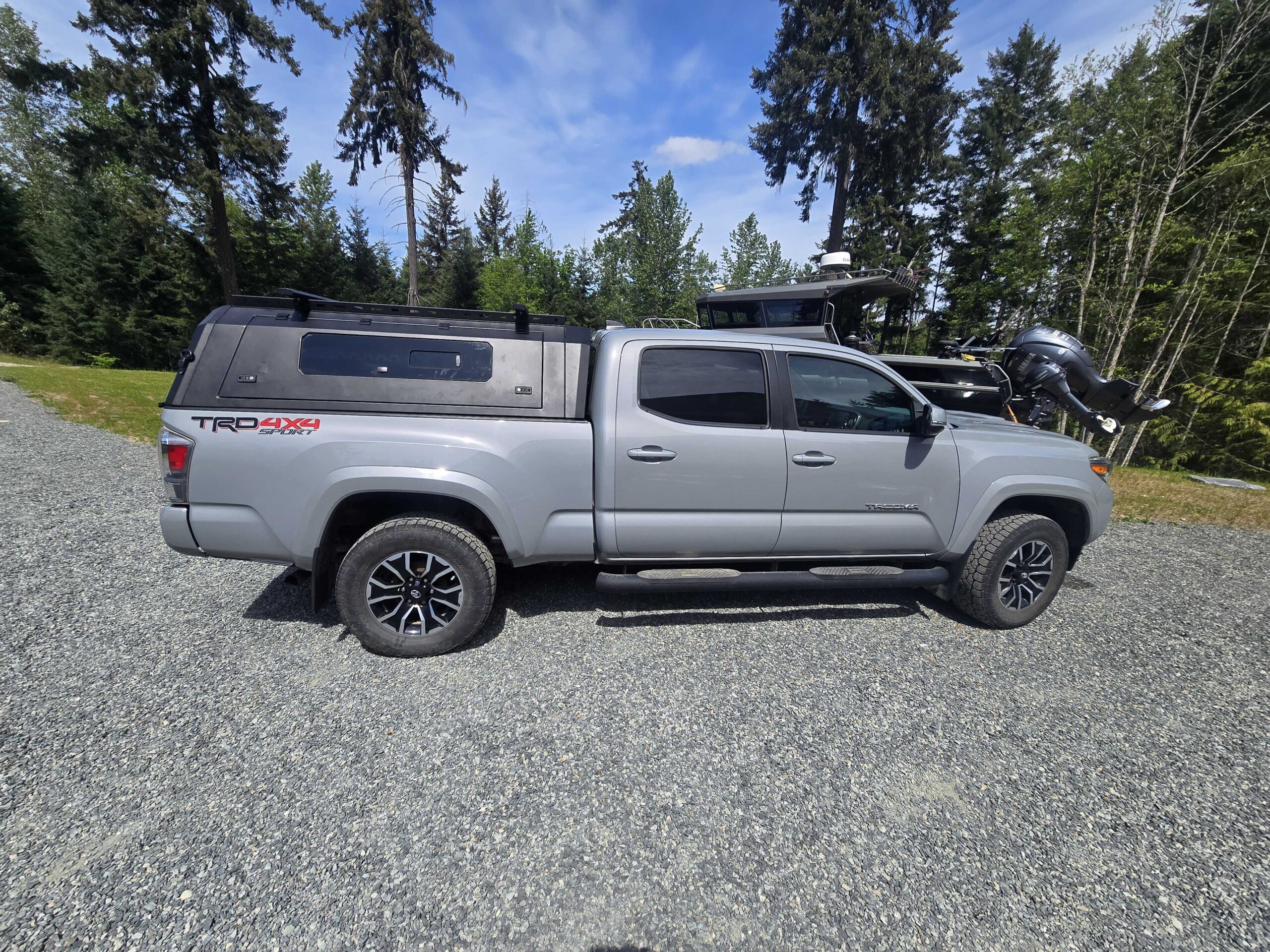 Tacoma overland canopy built for camping, road trips, and outdoor living in Canada