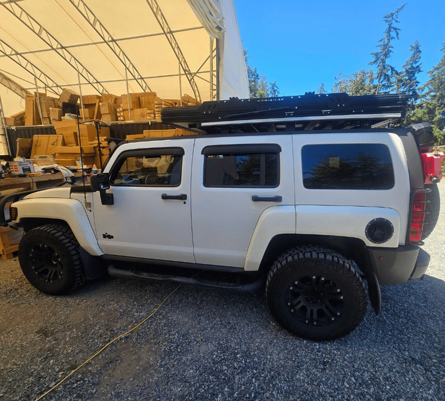 Overland camping setup featuring a Summit Edge