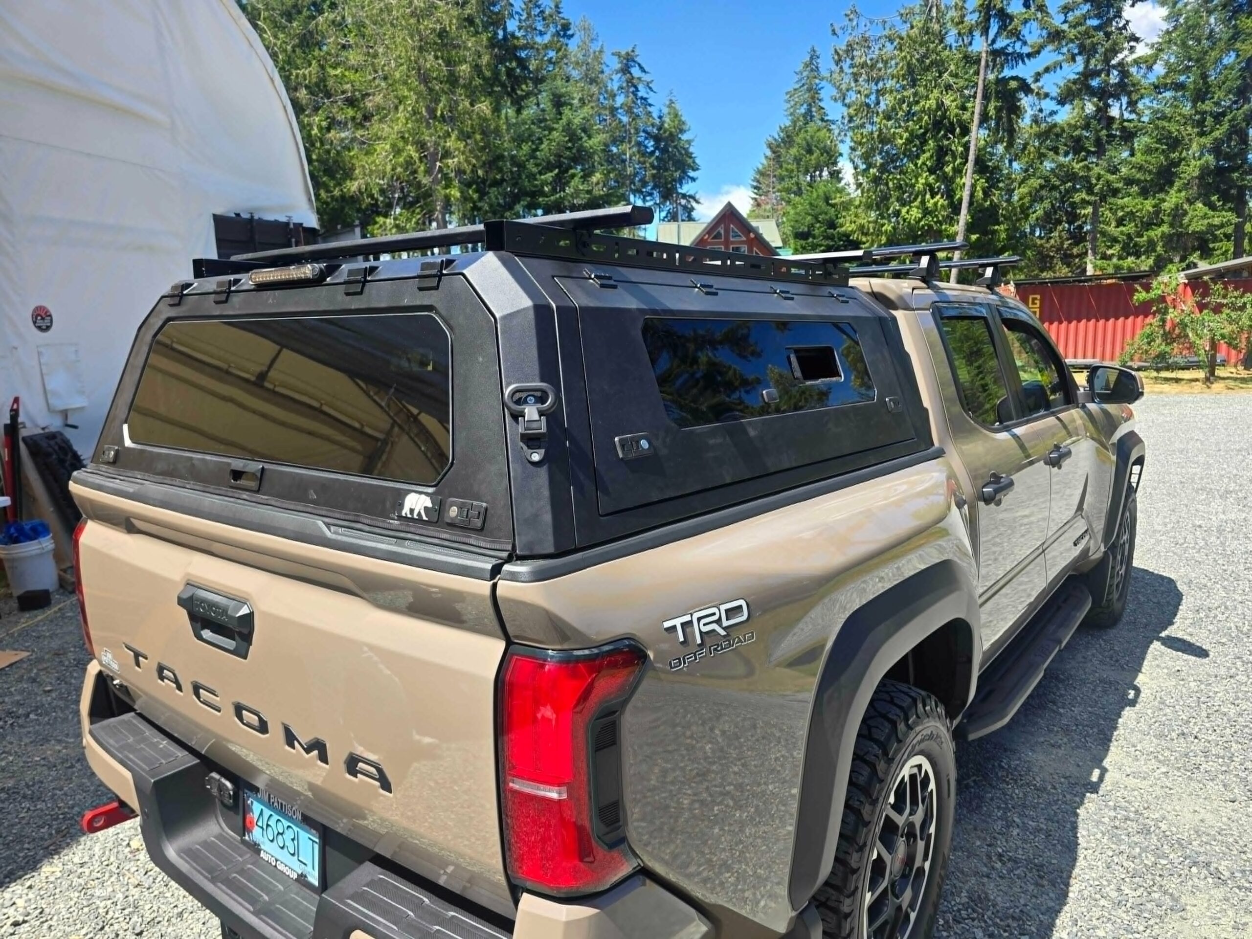Aluminum Truck Canopy – Toyota Tacoma (2024+) 5 ft or 6 ft Bed Length