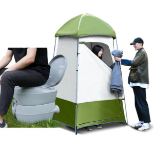 Porta-potty-and-privacy-tent-camping