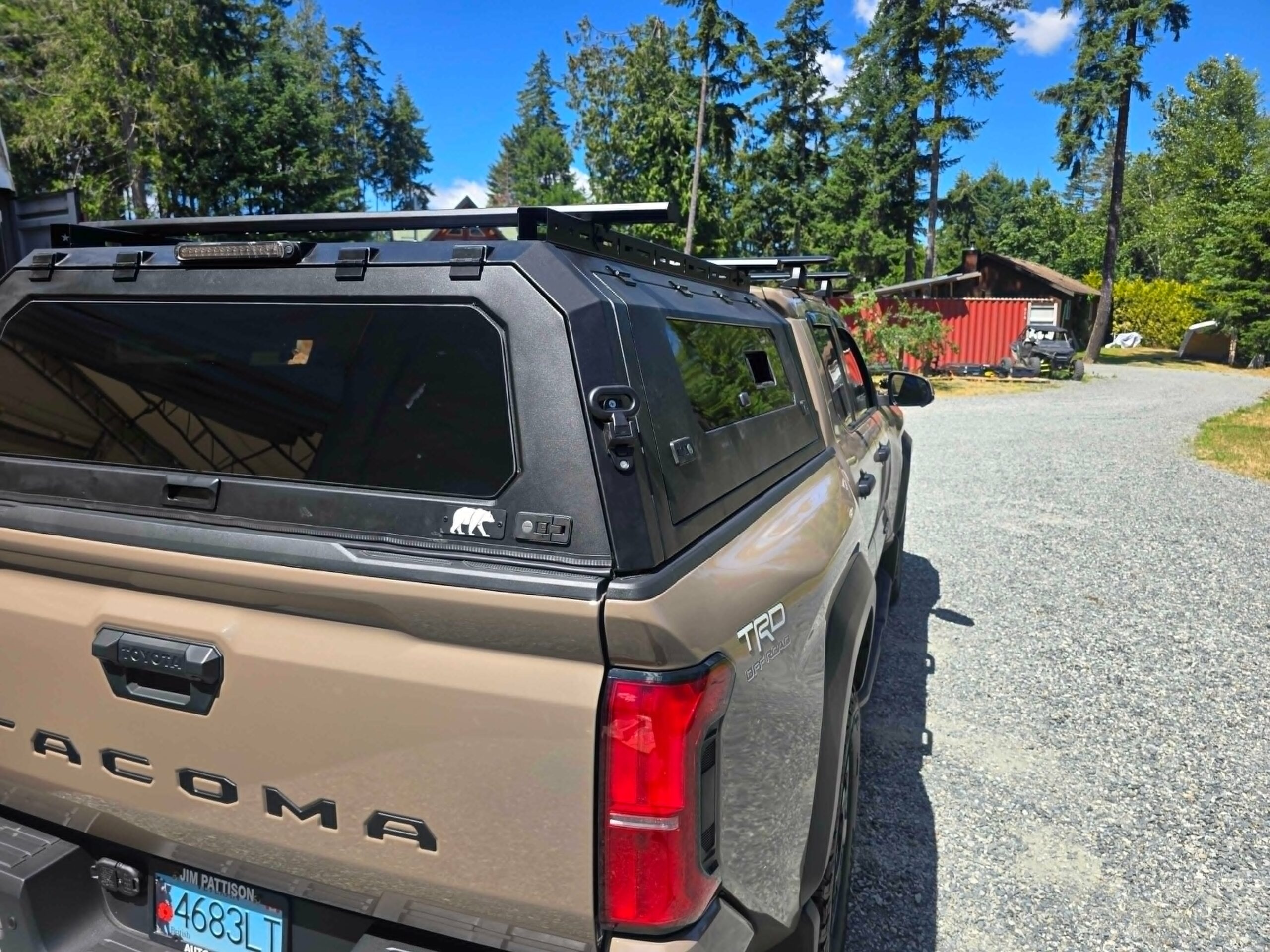Aluminum Truck Canopy – Toyota Tacoma (2024+) 5 ft or 6 ft Bed Length