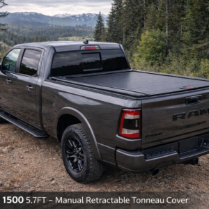 Retractable tonneau cover on pickup truck bed Canada