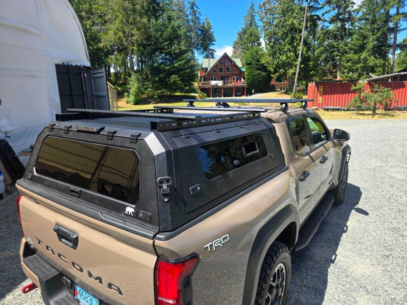 Aluminum Truck Canopy – Toyota Tacoma (2024+) 5 ft or 6 ft Bed Length